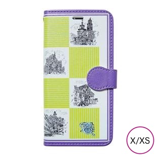 [マニプリケースコレクション]manipuri case collection castle yellow diary for iPhone X/XS