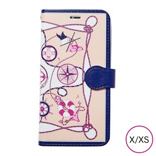 [マニプリケースコレクション]manipuri case collection marine pink diary for iPhone  X/XS