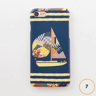 [マニプリコレクション]manipuri case collection patchwork yacht for iPhone 8 / 7