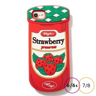 [ウィグルウィグル]Strawberry SILICONE for iPhone8/7/6s/6
