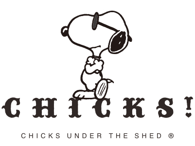 CHICKS UNDER THE SHED